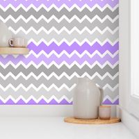 purple lavender lilac grey gray ombre chevron zigzag pattern