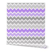 purple lavender lilac grey gray ombre chevron zigzag pattern