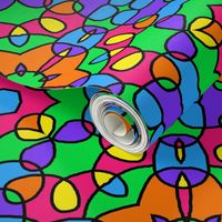 Rainbow Swirls Mosaic 