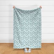 ABC Baby Coordinate - Elephant, scattered blue