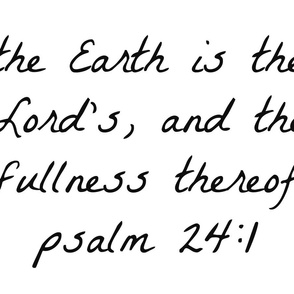 psalm24:1