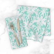 Mermaid Damask - Neptune