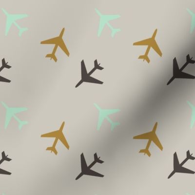 Airplanes_Gray_Background