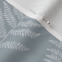 white ferns on slate grey