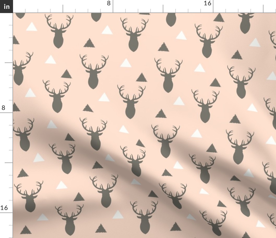 Woodland_Deer_Triangles_Light_Blush