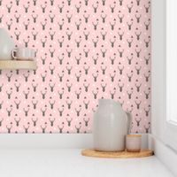 Woodland_Deer_Triangles_Light_Pink