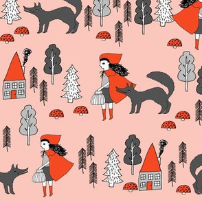 Red Riding Hood - Pale Pink by Andrea Lauren 