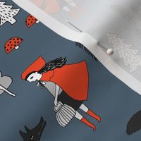Red Riding Hood - Payne's Grey by Andrea Lauren 