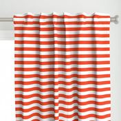 Stripe Coordinate - Red Riding Hood - Vermillion by Andrea Lauren 