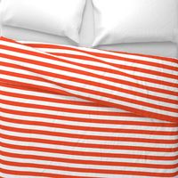 Stripe Coordinate - Red Riding Hood - Vermillion by Andrea Lauren 