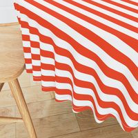 Stripe Coordinate - Red Riding Hood - Vermillion by Andrea Lauren 