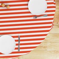 Stripe Coordinate - Red Riding Hood - Vermillion by Andrea Lauren 