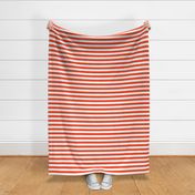 Stripe Coordinate - Red Riding Hood - Vermillion by Andrea Lauren 