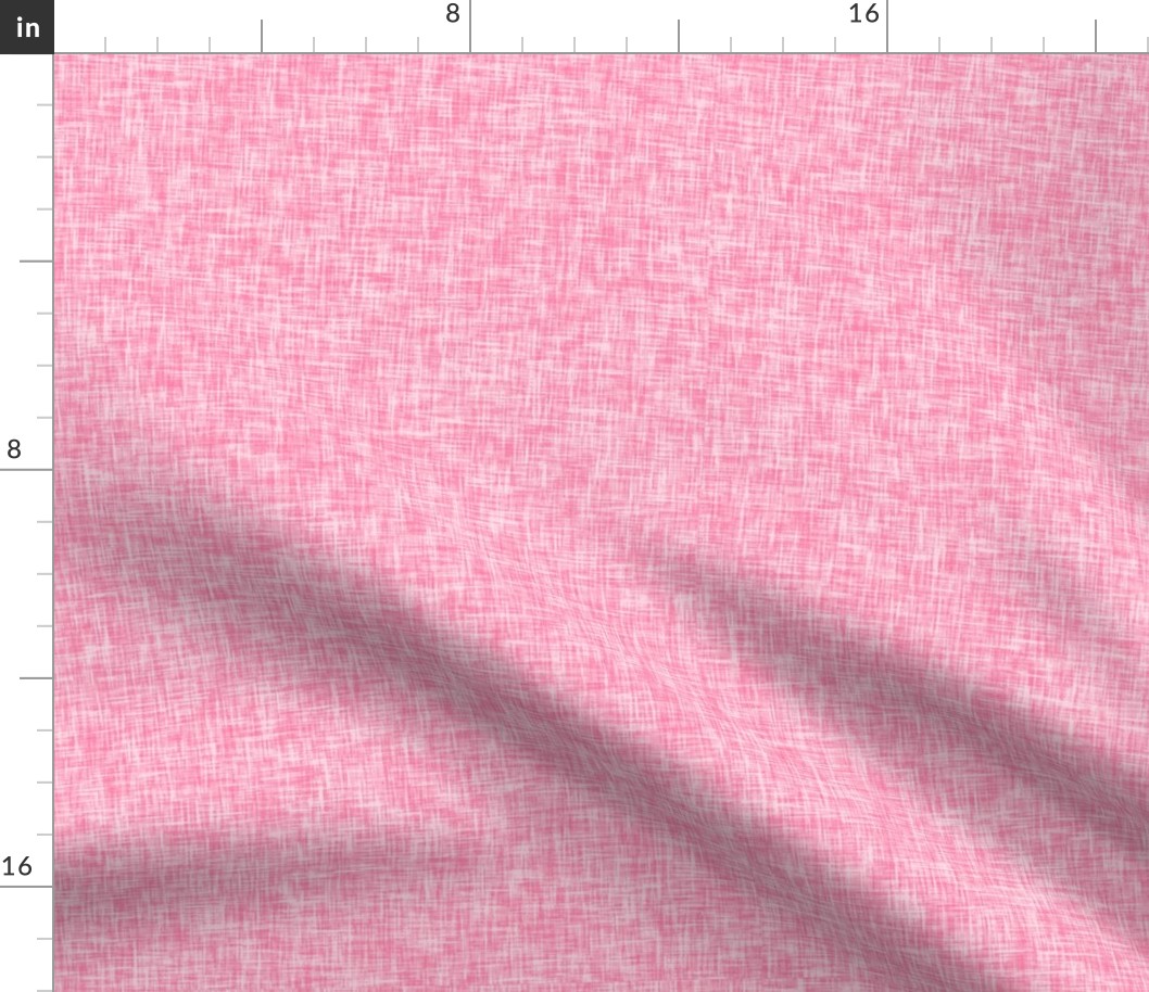 candy pink // pink linen look linen texture solid fabric baby girl pastel pink