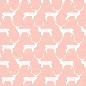 Reindeer - Pale Pink Linen by Andrea Lauren
