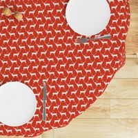 Reindeer - Scarlet Linen by Andrea Lauren