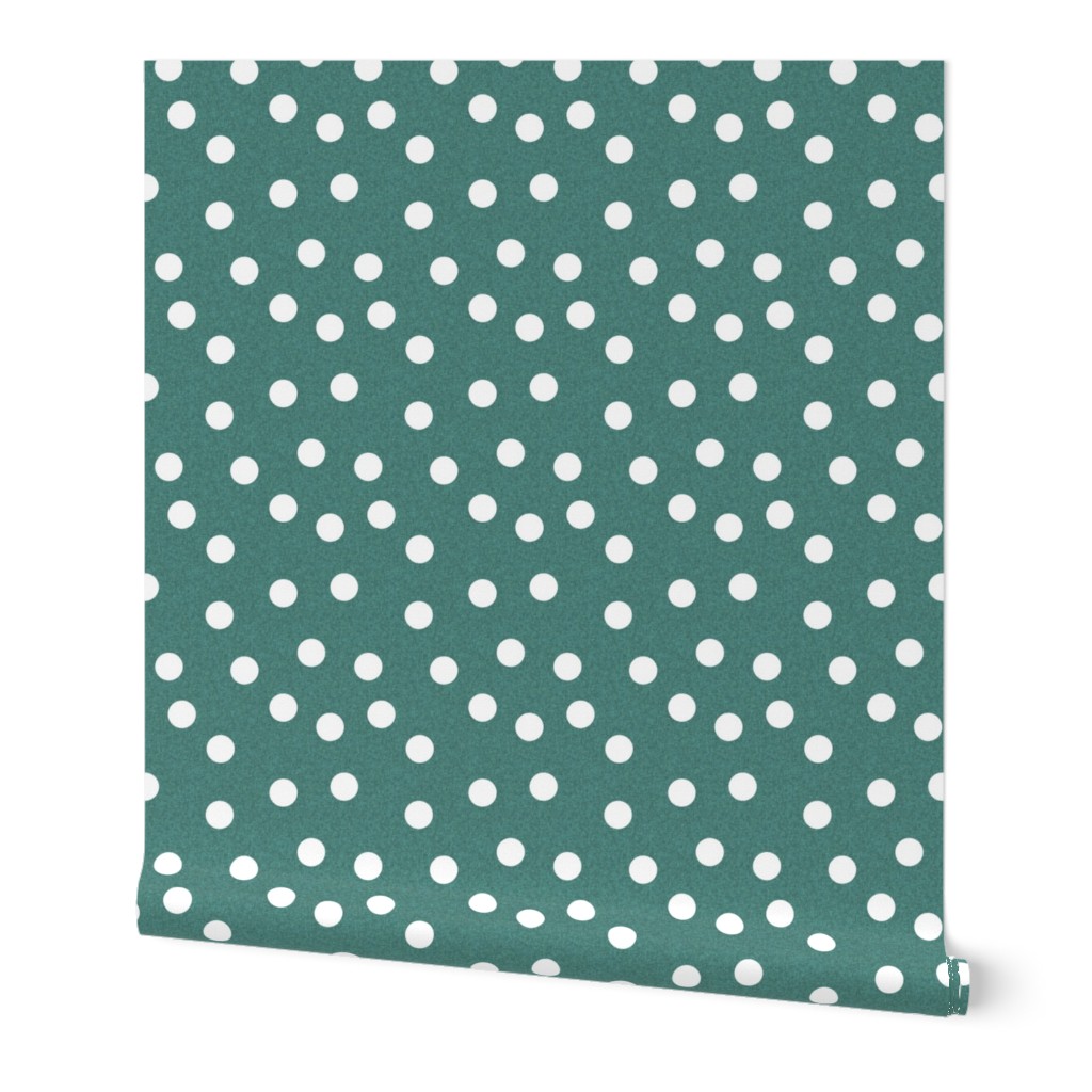 Christmas Dots Coordinate - Evergreen Linen Coordinate by Andrea Lauren