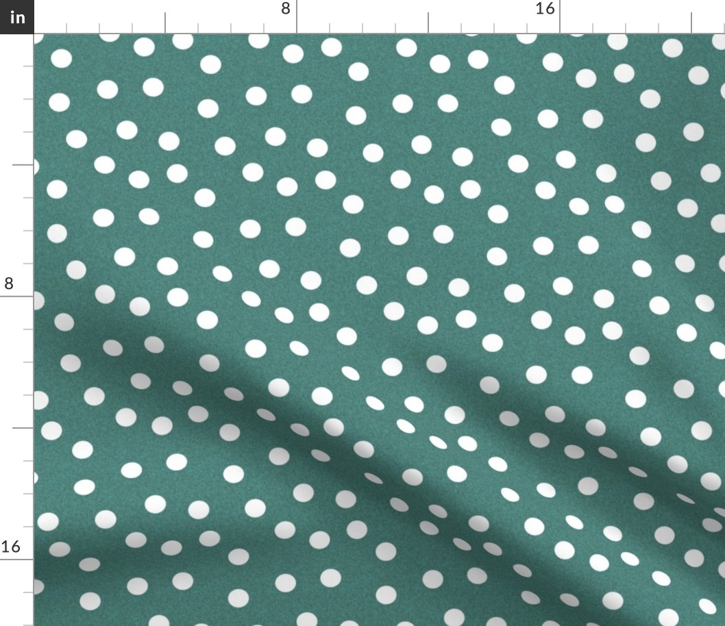 Christmas Dots Coordinate - Evergreen Linen Coordinate by Andrea Lauren