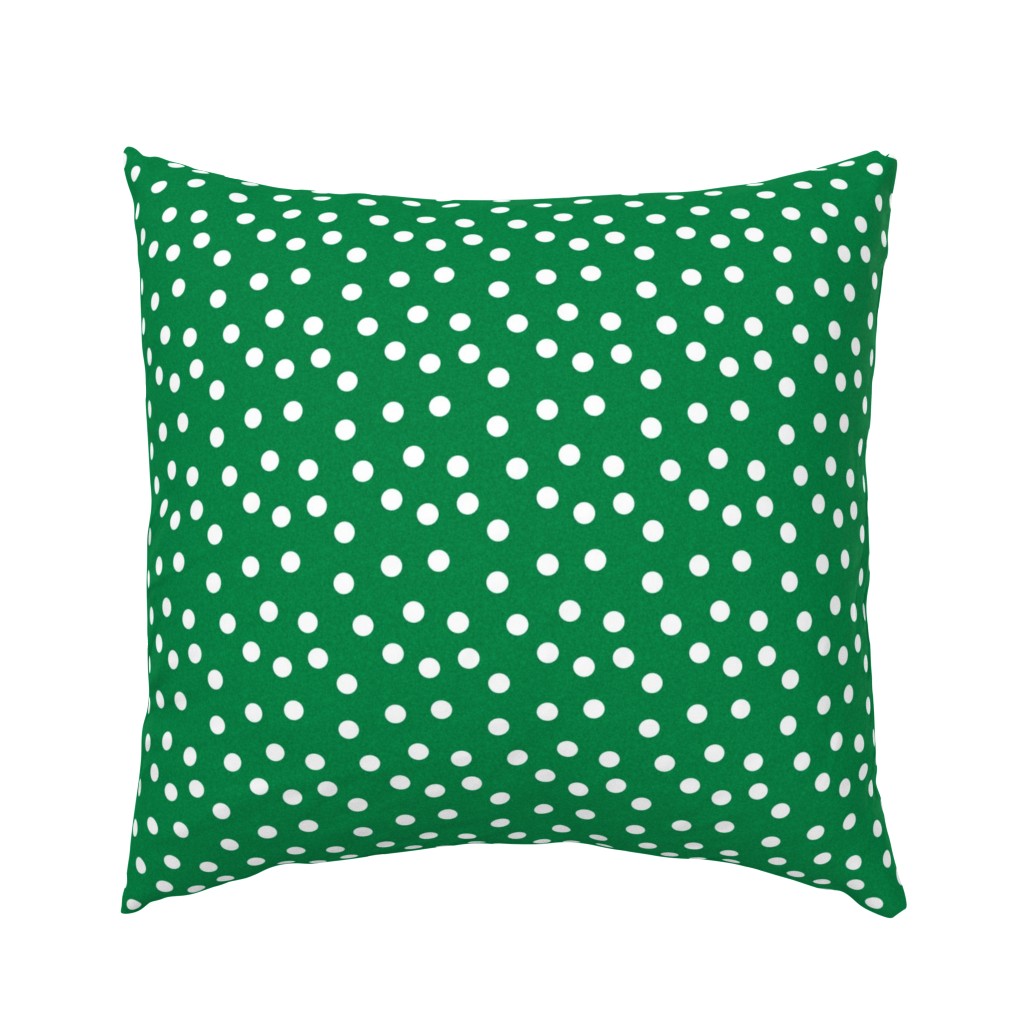 Christmas Dots Coordinates - Kelly Green Linen Look by Andrea Lauren