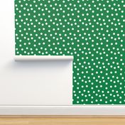 Christmas Dots Coordinates - Kelly Green Linen Look by Andrea Lauren