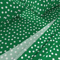 Christmas Dots Coordinates - Kelly Green Linen Look by Andrea Lauren