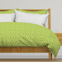 Christmas Dot Coordinate - Lime Green Linen Look by Andrea Lauren