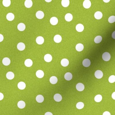 Christmas Dot Coordinate - Lime Green Linen Look by Andrea Lauren