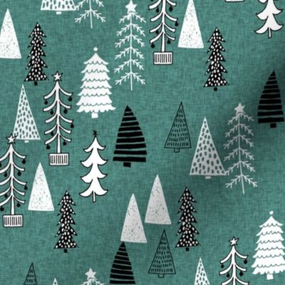 christmas tree forest // christmas trees forest green tree design andrea lauren