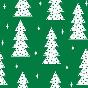 christmas tree // christmas tree green fabric cute christmas design by andrea lauren scandi winter simple christmas design