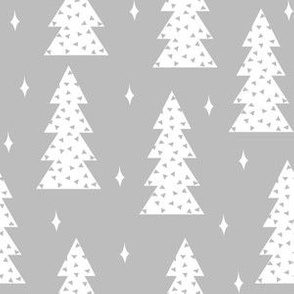 christmas tree // christmas trees forest tree grey and white nursery scandi winter christmas tree andrea lauren fabric