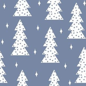 christmas trees // blue kids winter forest winter ice arctic tree scandi design andrea lauren