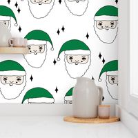 santa // christmas holiday xmas father christmas santa claus kids cute christmas fabric