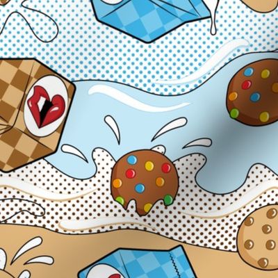Pop Art: Cookies, Milk & Chocolate