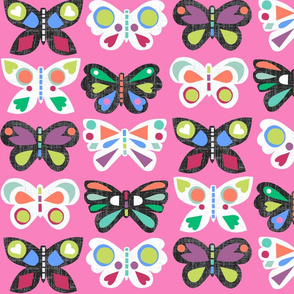 Butterfly Parade Pink