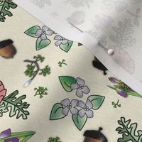 my kitchen table woodland surprise in cream 