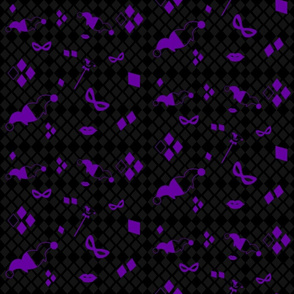 Masquerade Jester Scatter- Purple