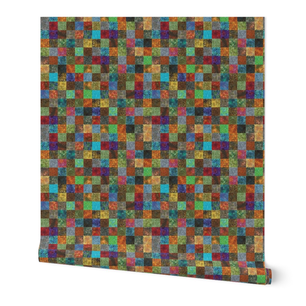 Mini Batik Cheater Quilt