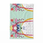 2020motivationalgirl-tea-towel