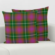 Lamont tartan - 6" green, brown and fuchsia