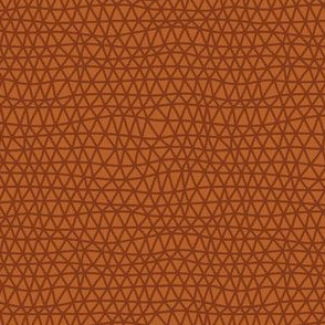 Folky Dokey-Woven in Rust-Believe colorway