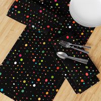 retro rain spots black