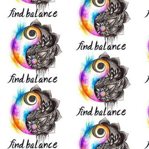Find Balance yin and yang