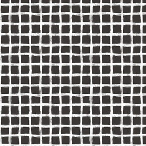  Hand Drawn Grid White&Black