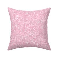 Swirl Waves Doodle Pink