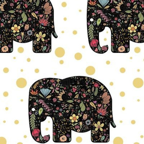 Floral Elephant