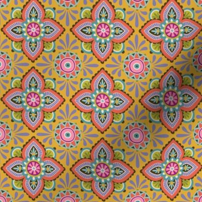 Folky Dokey-Ceramique in Marigold-Celebrate colorway
