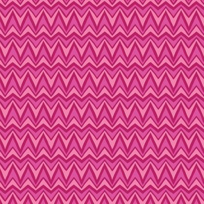 Folky Dokey-Bargello in Pink-Dream colorway
