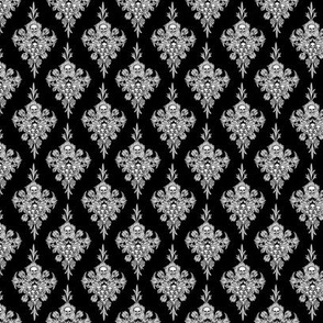 Skull Flower Damask - nano