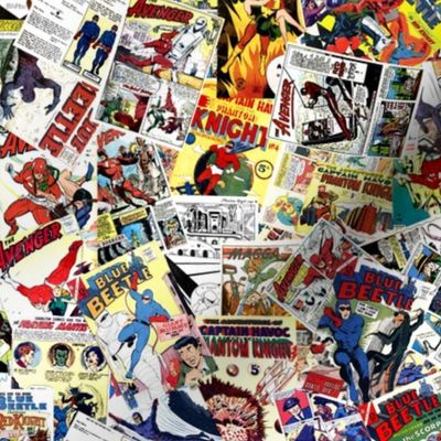 vintage comic book heroes