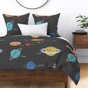 Solar System Quilt Panel - 2 yards